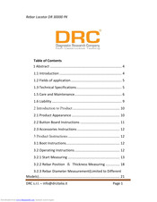 DRC DR 30000 PK Manual