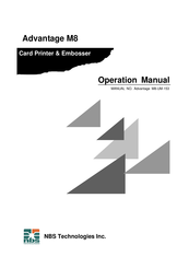 NBS Technologies Advantage M8 Operation Manual