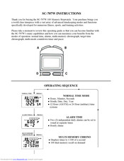 Robic SC-707W Instructions Manual