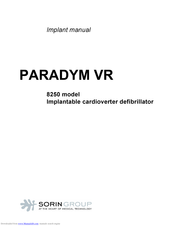 sorin Paradym VR 8250 Implant Manual