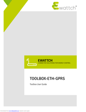 Ewattch TOOLBOX-ETH-GPRS User Manual