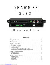 Drawmer SL22 Manual