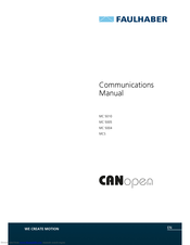 Faulhaber MC 5005 Communications Manual