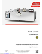 Buhler TC-Double  X2 Series Original Instructions Manual