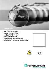 Pepperl+Fuchs ODT-MAC400 Series Manual