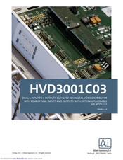 Albalá Ingenieros, S.A. HVD3001C03 Manual