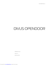 Divus OPENDOOR Manual