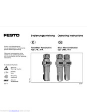Festo LFMA-...-H-A Series Operating Instructions Manual