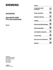 Siemens PPU 28x.3 series Manual