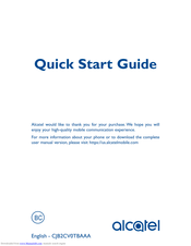 Alcatel 5059Z Quick Start Manual