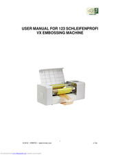 HRMTEC 123 SCHLEIFENPROFI VX User Manual