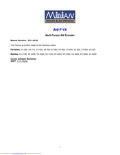 Midian VX-800 Manual