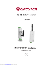 Circutor LR1RS+ Instruction Manual