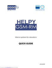Esse-Ti HELPY GSM-RM Quick Manual