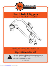 Dirty Hand Tools 100 Operation Manual