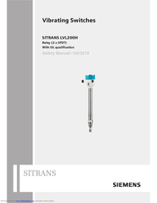 Siemens SITRANS LVL200H Safety Manual