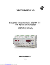 Novatek-electro TK-415 Operation Manual
