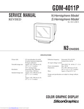 Silicon Graphics GDM-4011P Service Manual