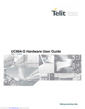 Telit Wireless Solutions UC864-G Hardware User's Manual