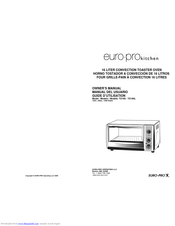 Euro-Pro TO160 Owner's Manual
