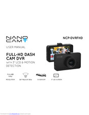 NANO CAM NCP-DVRFHD User Manual