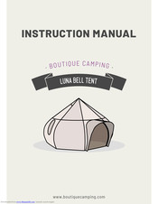 Boutique Camping Luna Bell Instruction Manual