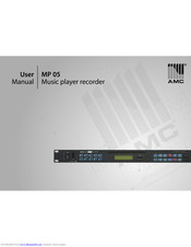 AMC MP05 User Manual