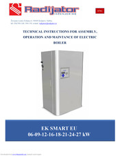 Radijator EK 06 Smart EU Technical Instructions For Assembly, Operation And Maintenance