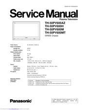 Panasonic TH-50PV600M Service Manual
