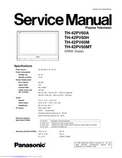 Panasonic TH-42PV60MT Service Manual
