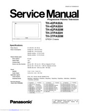 Panasonic TH-42PA50A Service Manual