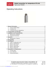 Labom PA2530 Series Operating Instructions Manual