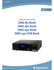 dallmeier DMS 160 Bank Operation