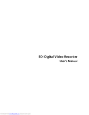 DSS HDDVR0404-SDI User Manual