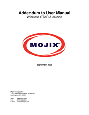 MOJIX eNode User Manual Addendum
