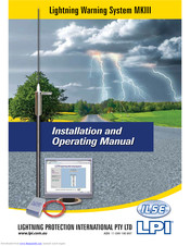 Lightning Protection International Lightning Warning System MKIII Installation And Operating Manual