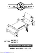 SU LEE MACHINE ST-360.4 Instruction Book And Parts Book