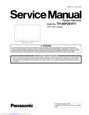 Panasonic TH-46PZ81FV Service Manual