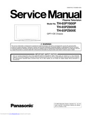 Panasonic Viera TH-65PZ800E Service Manual