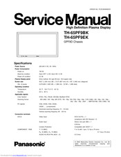 Panasonic TH-65PF9BK Service Manual