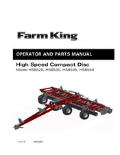 Farm King HS8540 Operator And Parts Manual