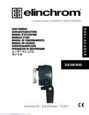 ELINCHROM ELB 500 Head User Manual