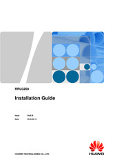 Huawei RRU3269 Installation Manual