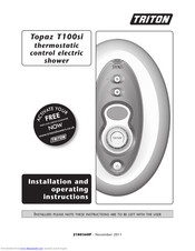 Triton Topaz T100si Manuals Manualslib