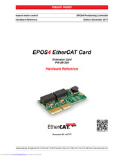 Maxon Motor EPOS4 EtherCAT Card Hardware Reference Manual
