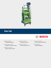 Bosch FSA 740 Instruction Manual