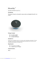 BloomSky BLOOM1 Owner's Manual