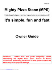 Mighty Pizza Stone MPS-1 Owner's Manual