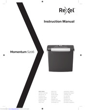 Rexel Momentum S206 Instruction Manual