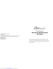 Future Diagnostics CareTouch User Manual